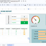 Task management template using Google Sheets 2023