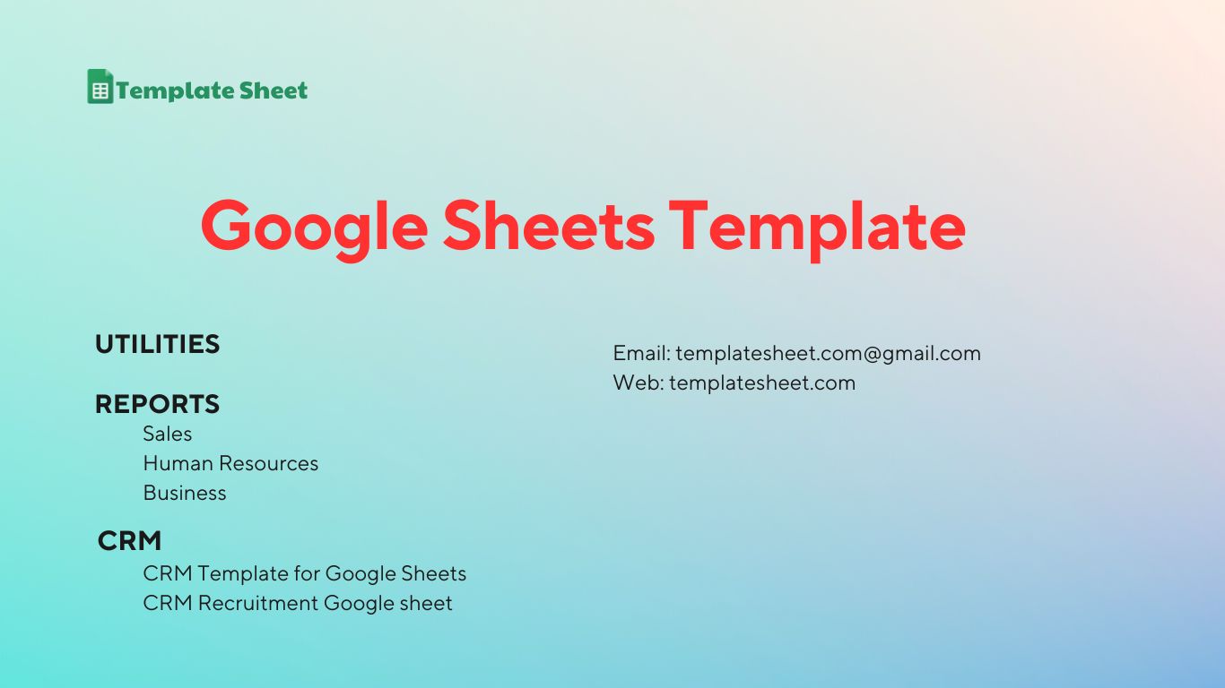 Product comparison google sheets templates for human resources